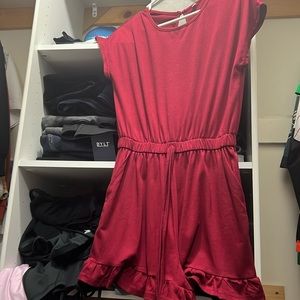 Maroon Romper
